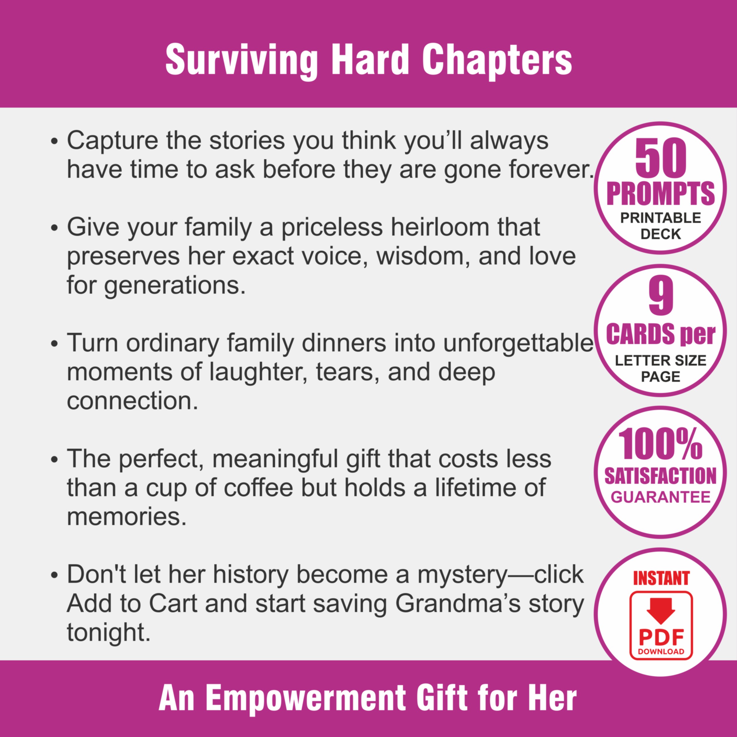 Resilience & Overcoming Cards - View 2